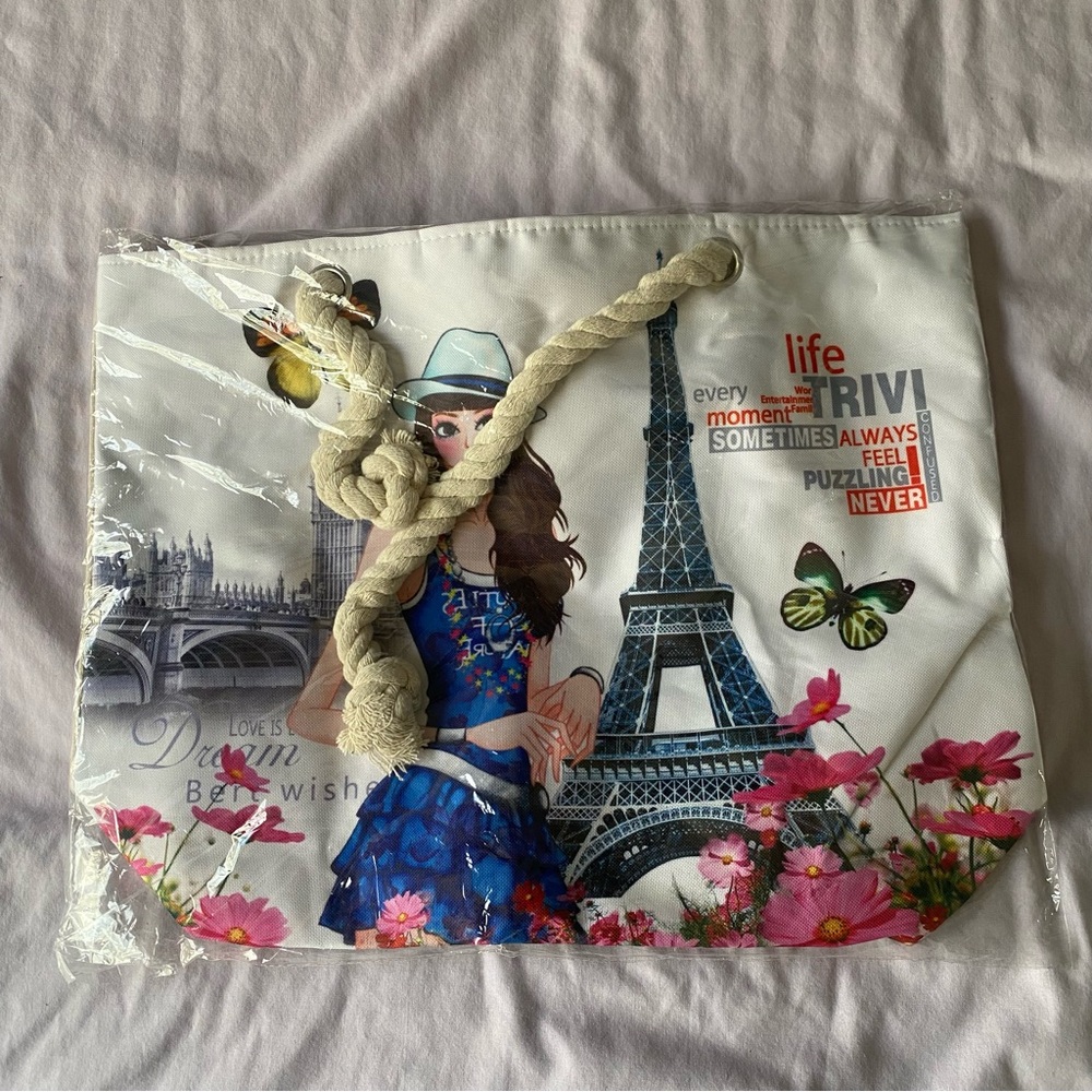 PARIS Souvenir Tote Bag